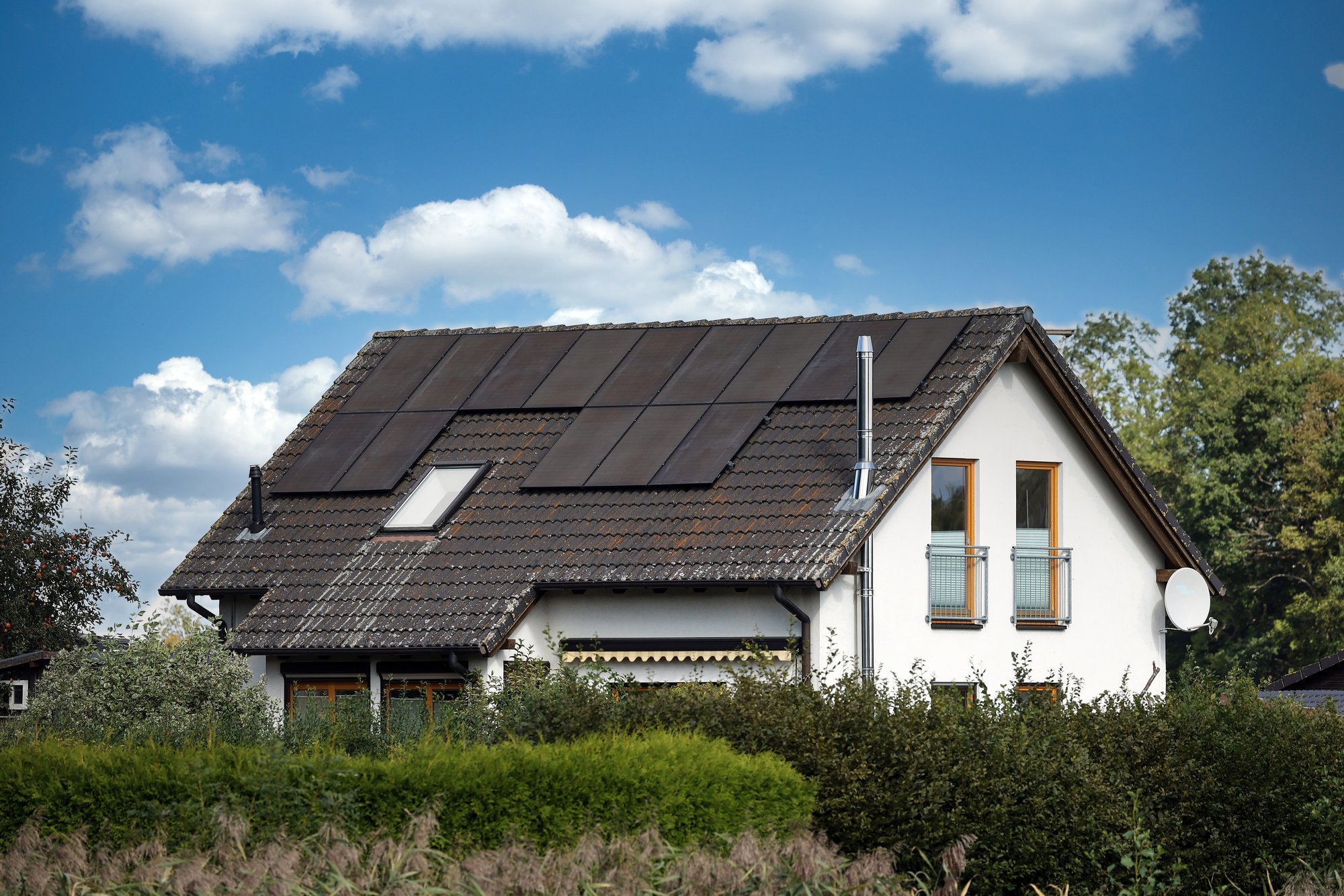 Einfamilienhaus mit PV-Anlage von fri Energy