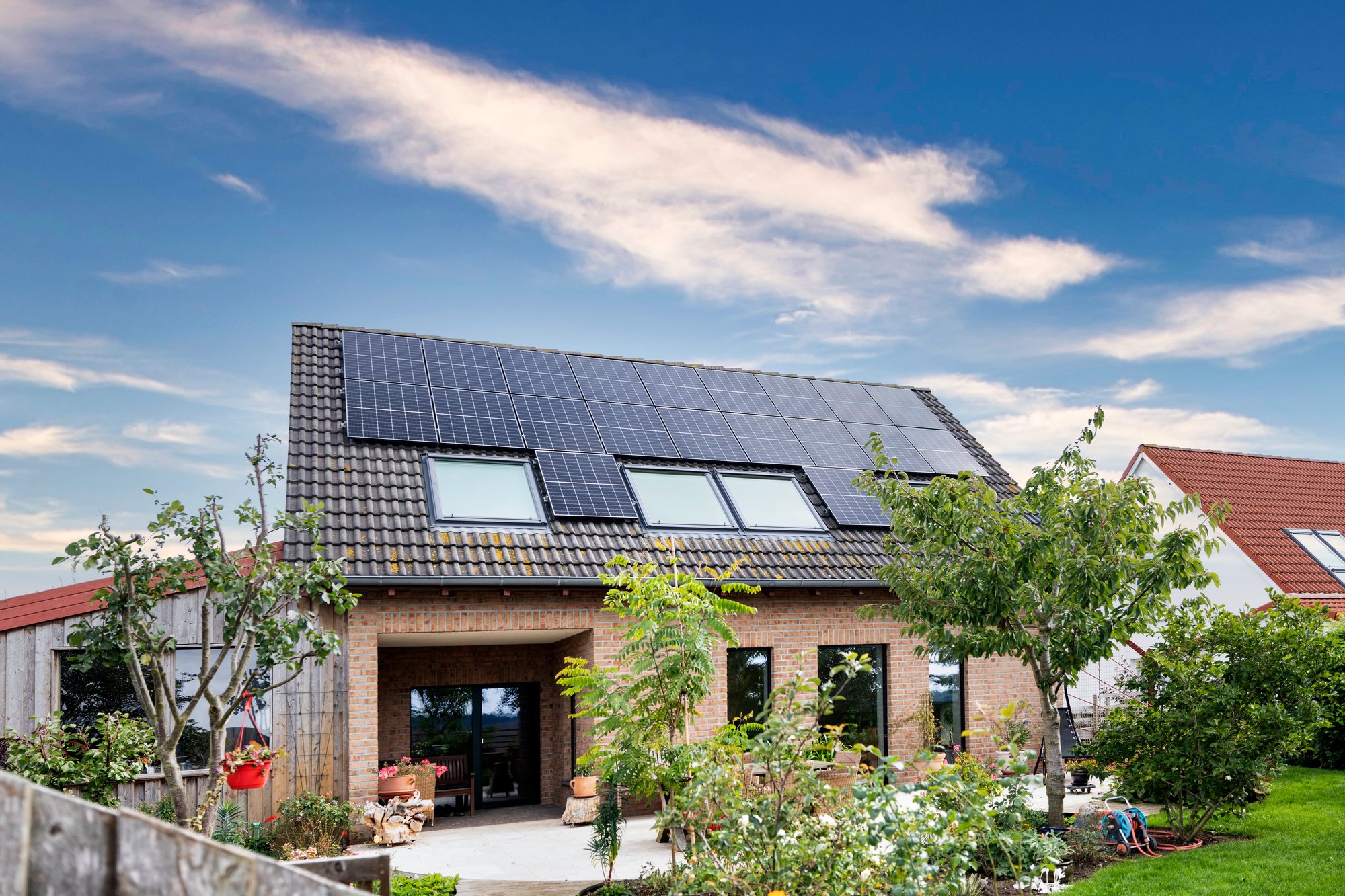 Einfamilienhaus mit Solaranlage von fri Energy